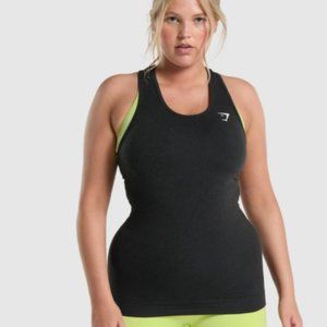 GYMSHARK Black Vital Seamless 2.0 Vest